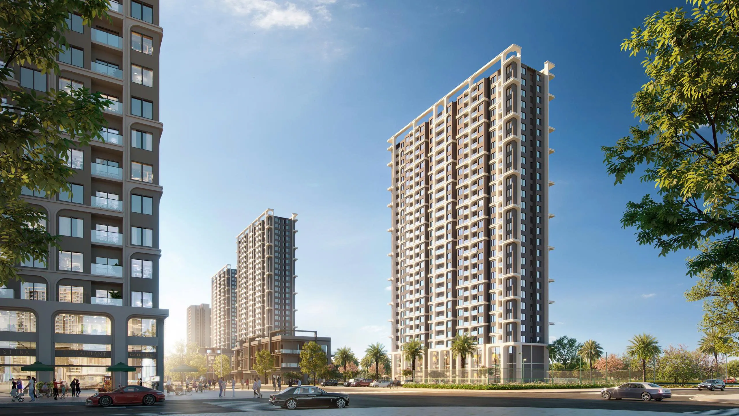 Phối cảnh phân khu căn hộ Forestia Lake thuộc